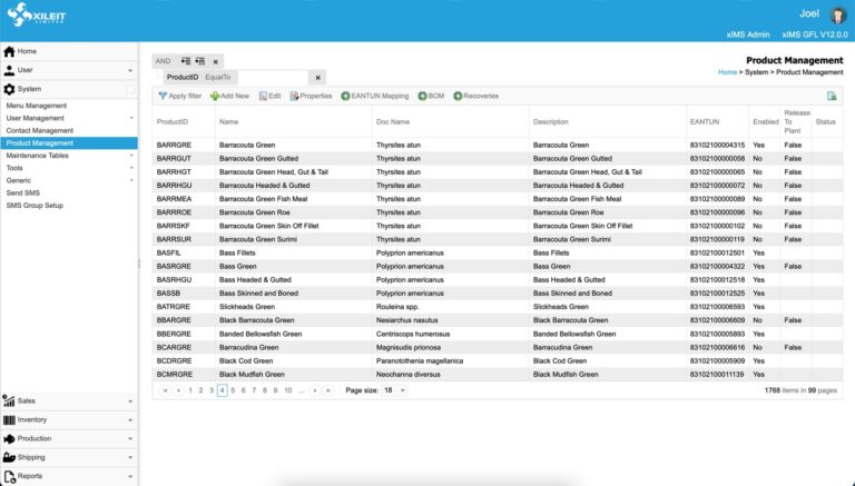 Sales and invoicing